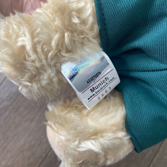 Herrington Hard Rock Cafe Munich Teddy Bear Stuffed Animal 2003 Lederhosen Rare - Picture 7 of 7